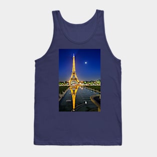 The Eiffel Tower reflected Tank Top